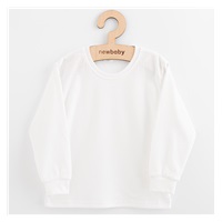 Children cotton T-Shirt Long-Sleeve New Baby Kindergarten white