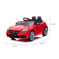 Electric baby car Milly Mally Mercedes-Benz SLC Red