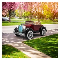 Electric Car Retro 4x4 Baby Mix Painted Red