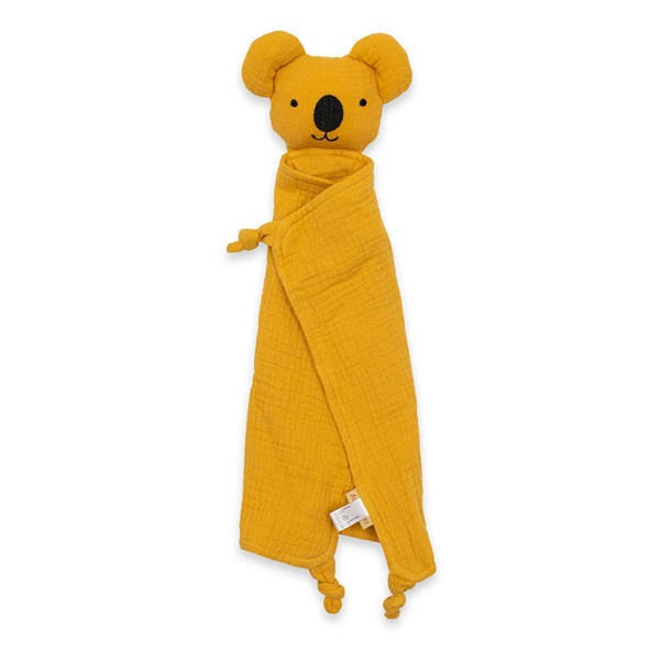 Mušelínový usínáček New Baby Koala mustard (poškozený obal)