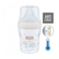 NUK Perfect Match Temperature Control Baby Bottle 150 ml white