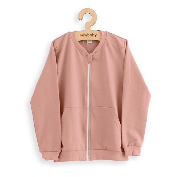 Dětská tepláková mikina New Baby Kindergarten pink