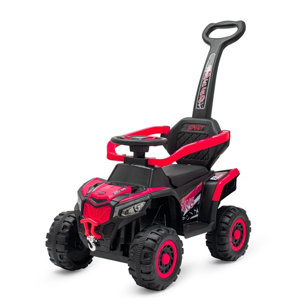 Baby Mix Ruggy electric ride-on with guiding rod red