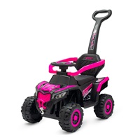 Baby Mix Ruggy electric ride-on with guiding rod pink