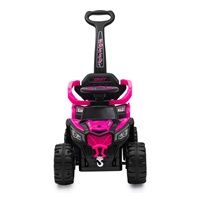 Baby Mix Ruggy electric ride-on with guiding rod pink