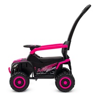 Baby Mix Ruggy electric ride-on with guiding rod pink