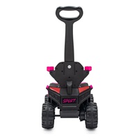 Baby Mix Ruggy electric ride-on with guiding rod pink