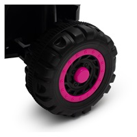 Baby Mix Ruggy electric ride-on with guiding rod pink