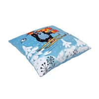 Children‘s pillow Little Mole 30x30 cm skier