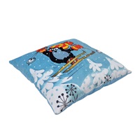 Children‘s pillow Little Mole 30x30 cm skier