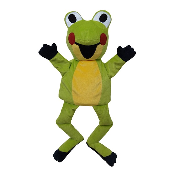 Plush Hand Puppet Little Frog 37 cm