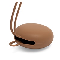 Silicone Soother Cover New Baby Brown