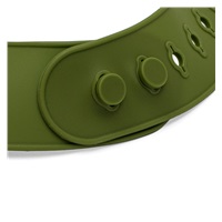 New Baby silicone bib in olive green