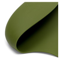 New Baby silicone bib in olive green