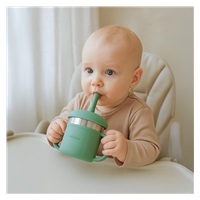 Baby silicone cup 2in1 New Baby green