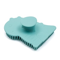 Baby Silicone Bath Brush New Baby Blue