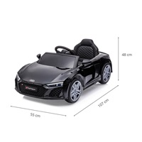 Electric baby car Milly Mally Audi R8 Spyder Black