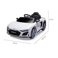 Electric baby car Milly Mally Audi R8 Spyder White