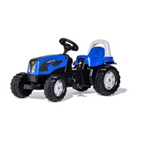 Pedal tractor with trailer Rolly Kid Landini blue