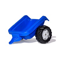 Pedal tractor with trailer Rolly Kid Landini blue