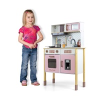 Milly Mally Bjorn Pink Wooden Play Kitchen for Kids