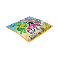 Children‘s pillow Little Mole 30x30 cm jeep