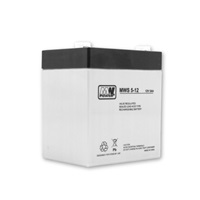 AGM Gel Battery 12V 5Ah Faston 187 MWS 5-12 Maintenance-Free