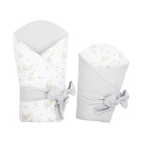 Double sided baby wrap New Baby Goose 80x80 cm