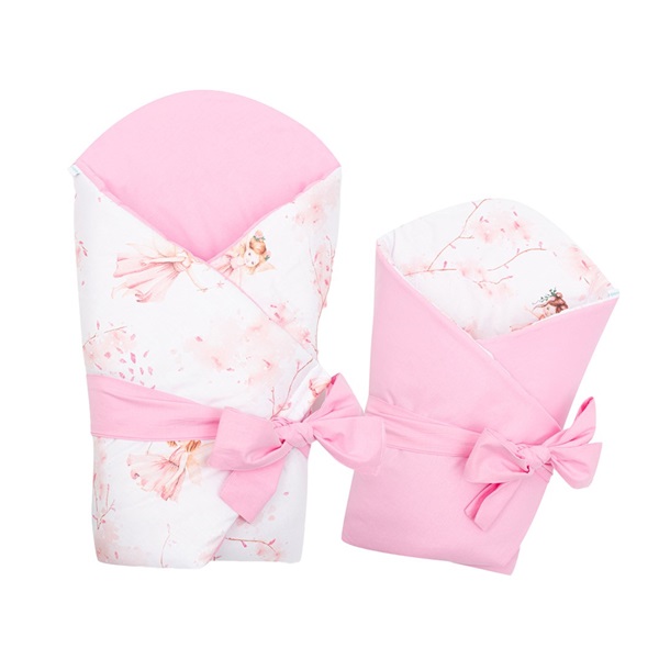 Double sided baby wrap New Baby Fairies 80x80 cm