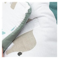 Double sided baby wrap New Baby Safari II  80x80 cm mint