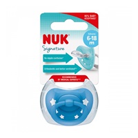 NUK Signature 6-18 m star, size 6-18 m blue