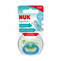 NUK Signature Pacifier 6-18 m size 6-18 m blue