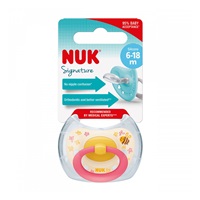 NUK Signature Soother 6-18 m size 6-18  pink