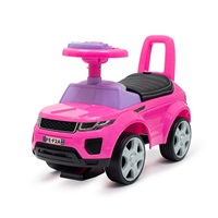 Baby Mix Prime SUV Ride-On Toy in Pink Leather