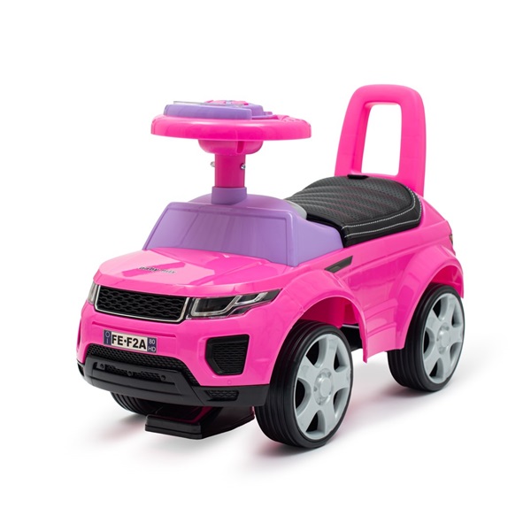 Baby Mix Prime SUV Ride-On Toy in Pink Leather