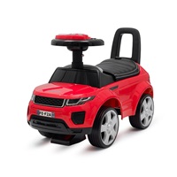 Baby Mix Prime SUV Ride-On Toy in Red Leather