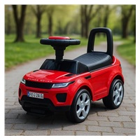 Baby Mix Prime SUV Ride-On Toy in Red Leather