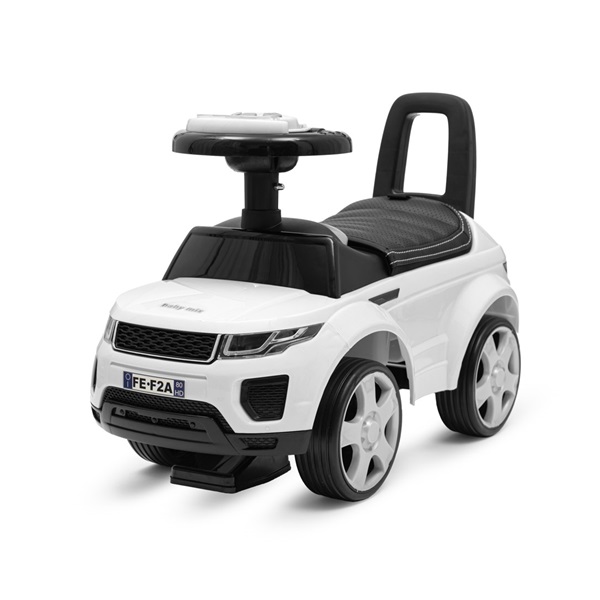 Baby Mix Prime SUV Ride-On Toy in White Leather