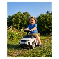 Baby Mix Prime SUV Ride-On Toy in White Leather