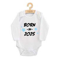 Children‘s printed body New Baby BORN IN 2025 blue