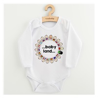 Children's printed body New Baby ...baby land...