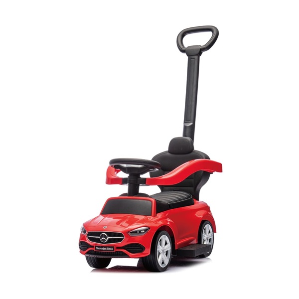 Scooter with guide bar MERCEDES C-Class Deluxe Milly Mally Red