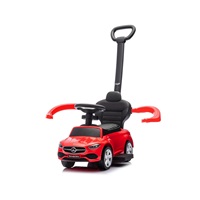 Scooter with guide bar MERCEDES C-Class Deluxe Milly Mally Red