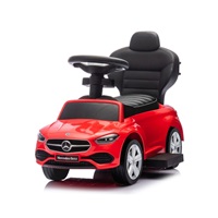 Scooter with guide bar MERCEDES C-Class Deluxe Milly Mally Red