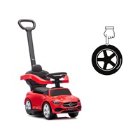 Scooter with guide bar MERCEDES C-Class Deluxe Milly Mally Red