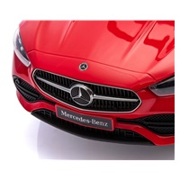 Scooter with guide bar MERCEDES C-Class Deluxe Milly Mally Red