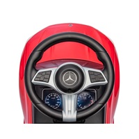 Scooter with guide bar MERCEDES C-Class Deluxe Milly Mally Red