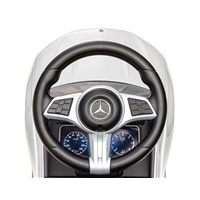 Scooter with guide bar MERCEDES C-Class Deluxe Milly Mally White