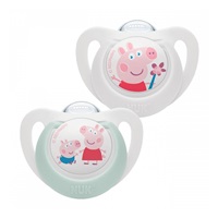 Baby soother Star Peppa Pig NUK 6-18m   2 pieces