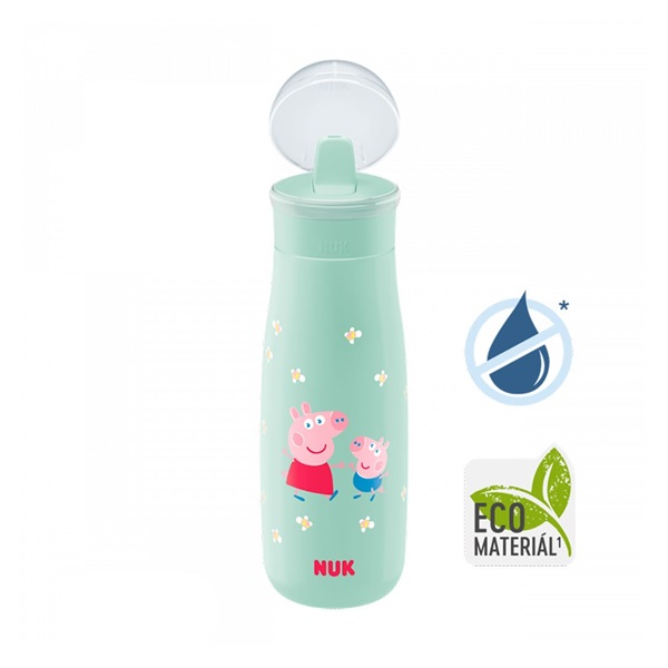 NUK Mini-Me Flip 2-in-1 Baby Bottle Peppa Pig , 450 ml pink 12+m